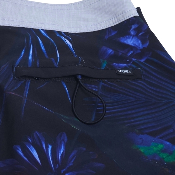Vans Swim Board Shorts Tropical Print Size 28 - Picture 4 of 4
